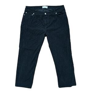 OFFICINE GENERALE James Corduroy Pants in Black MEN'S 36 SHORT